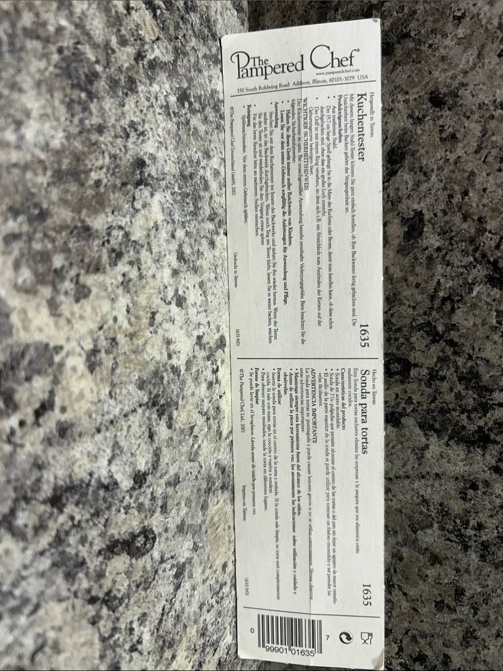 The Pampered Chef Stainless Steel Cake Tester - Silver